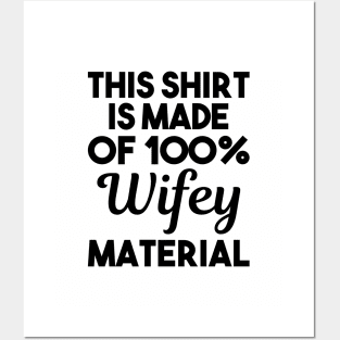 Wifey Material Posters and Art